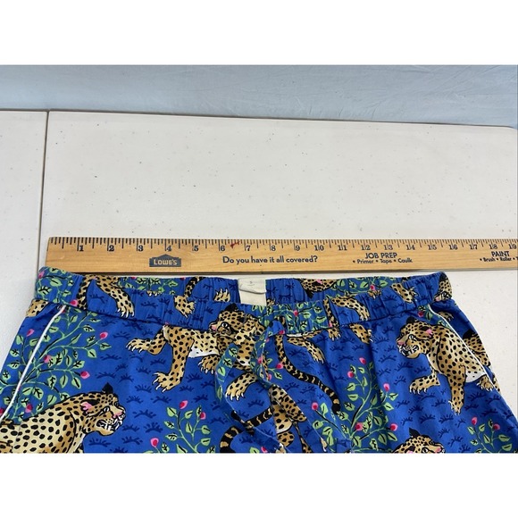 Print Fresh Bagheera Pajama Set Size SM Leopard Print Blue short slv Top &  Pant - Picture 11 of 13